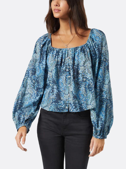 Joie - Damarre Long Sleeve Cotton Top - Sz M