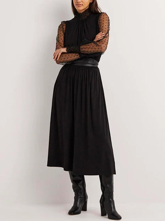 Boden - Tulle Sleeve Midi Party Dress - Sz 12