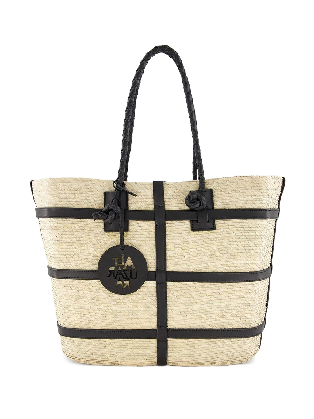 Altuzarra - Watermill Raffia East West Tote - Natural/Black