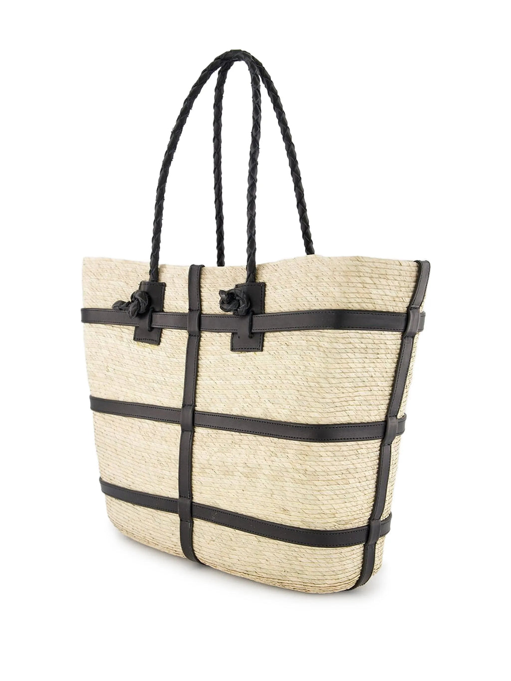Altuzarra - Watermill Raffia East West Tote - Natural/Black