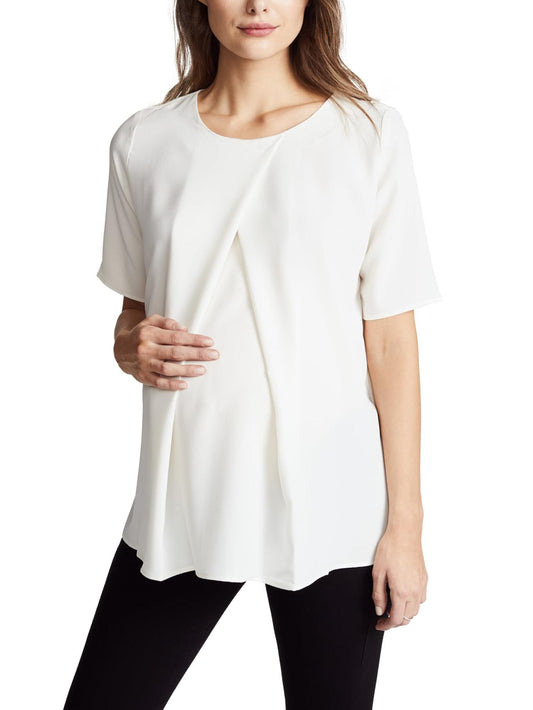 Hatch - The Pullover Front Pleat Detail Top - Sz SM