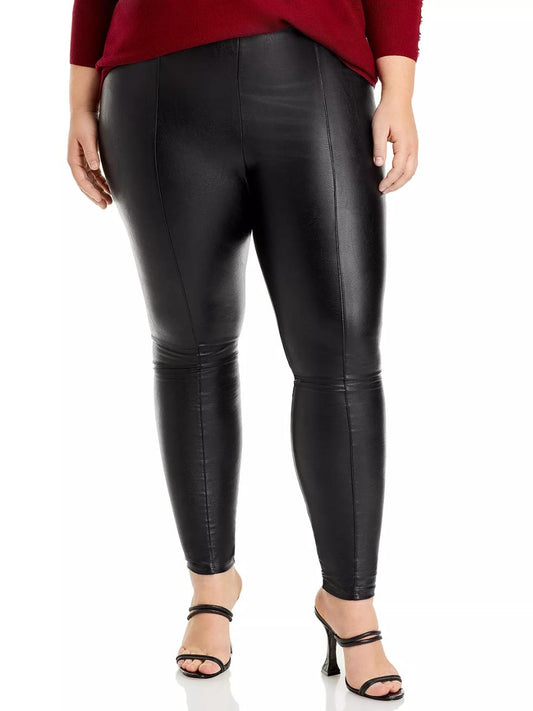 Lysse - Seamed Faux Leather Leggings - Sz 2X