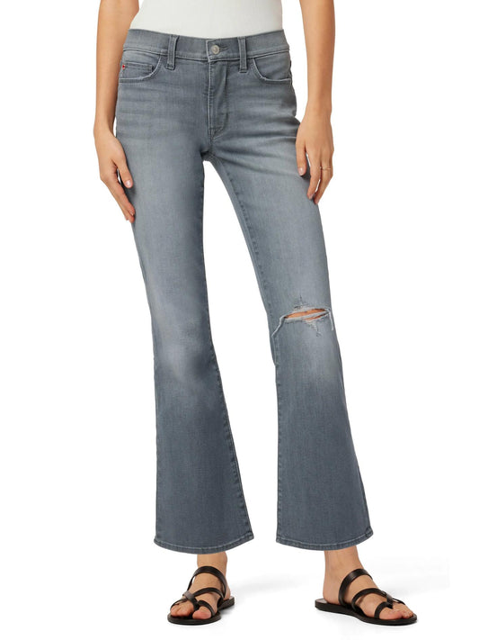 Hudson Jeans - Natalie Distressed Mid-Rise Bootcut Crop Jeans - Sz 32