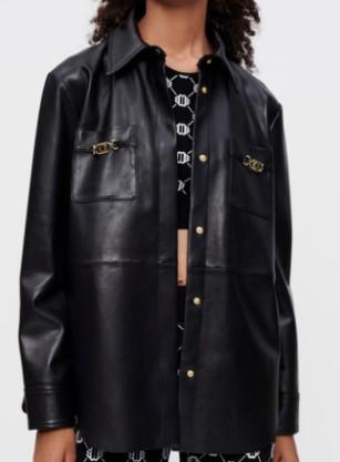 Maje - Bow Print Shacket - Sz L