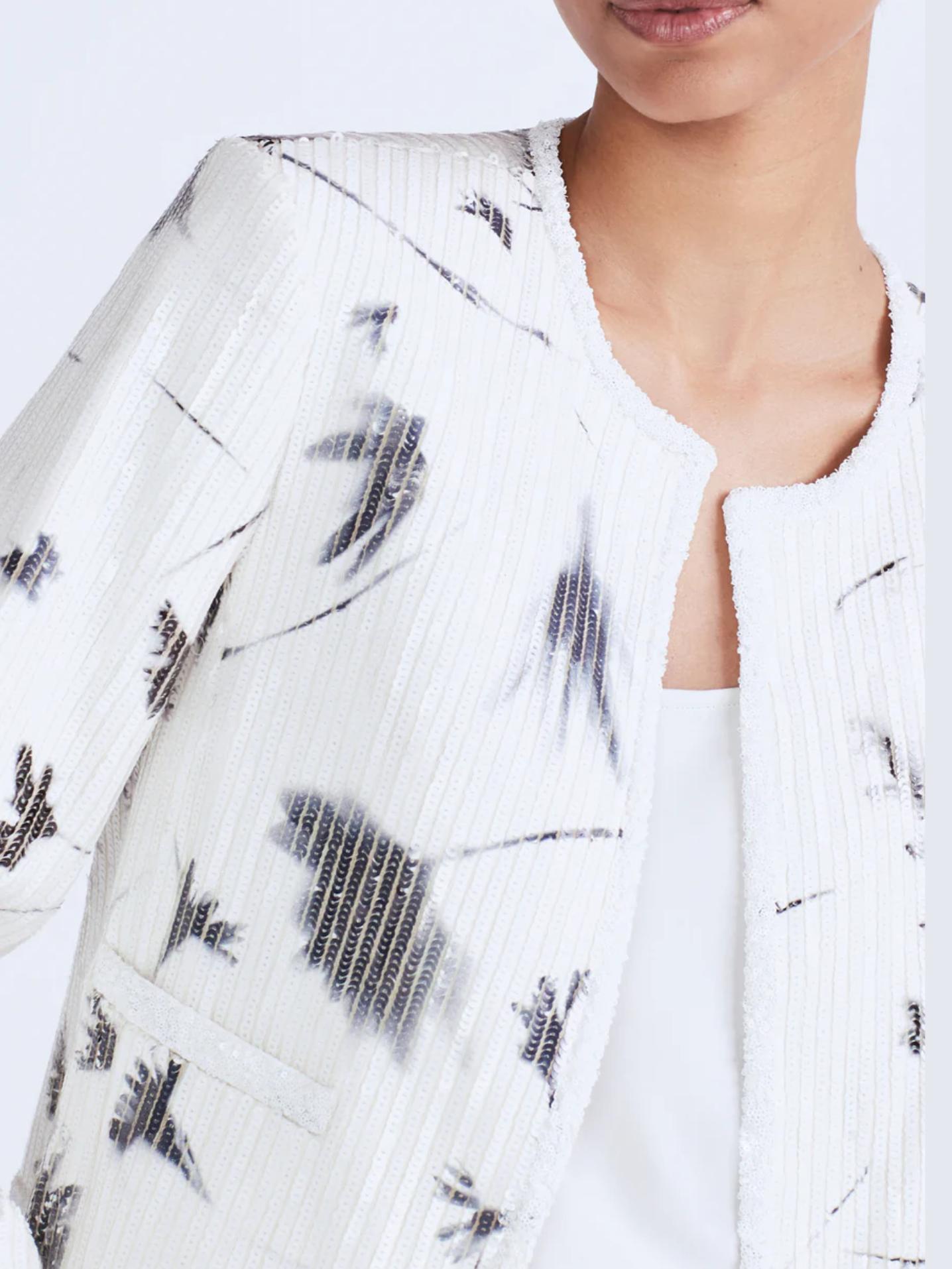Derek Lam 10 Crosby - Cameron Sequin Jacket - Sz 16