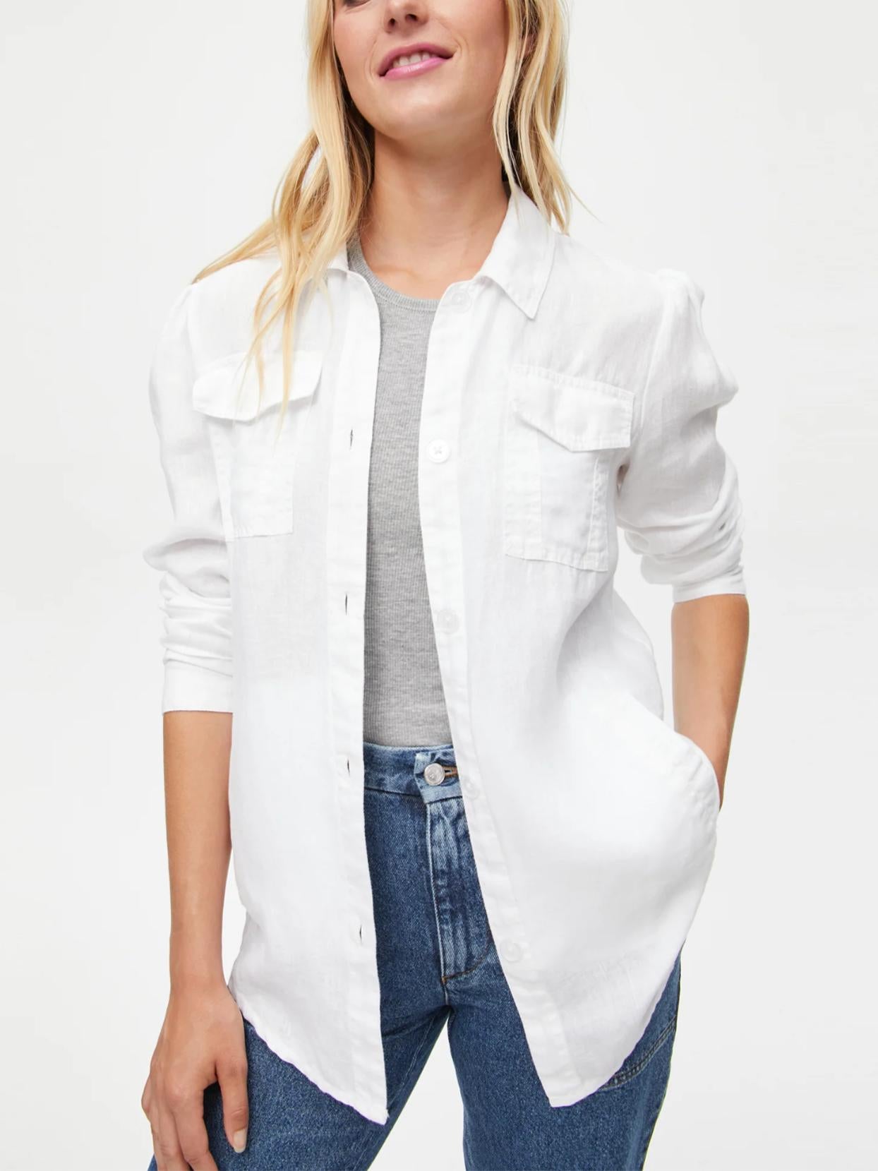 Michael Stars - Jay Linen Shacket - Sz M