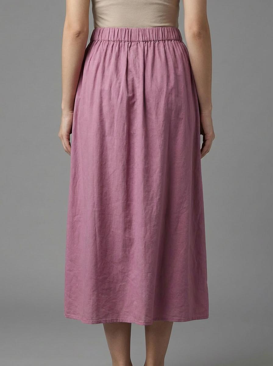 Vince - Pull-On Tiered Midi Skirt - Sz S