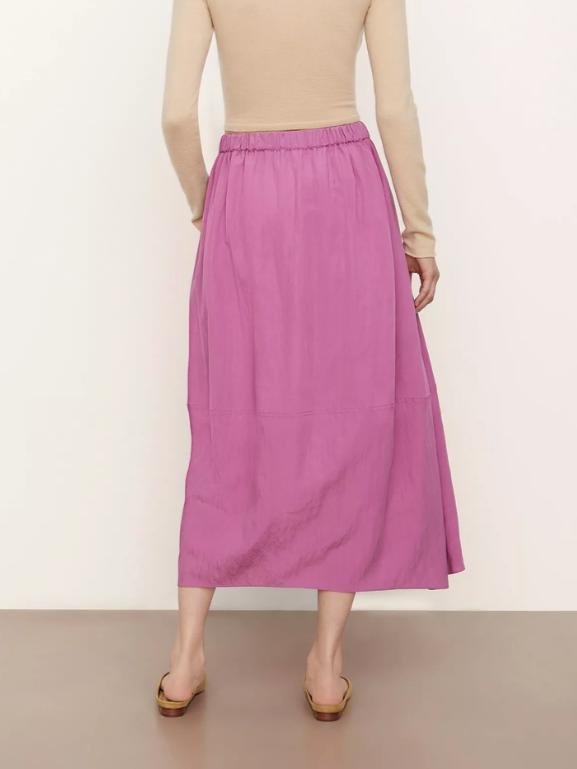 Vince - Pull-On Tiered Midi Skirt - Sz S