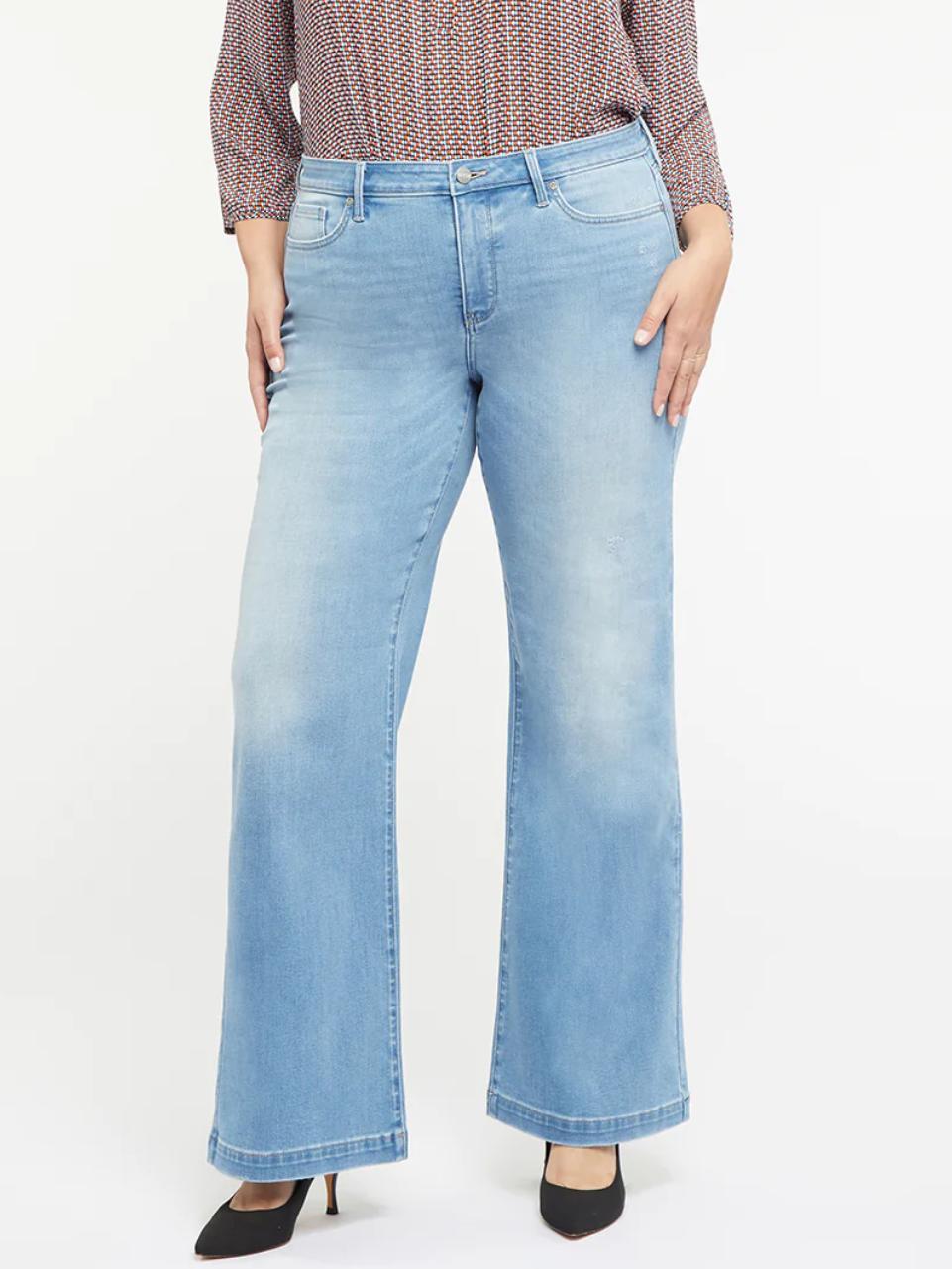 NYDJ - Teresa Wide Leg High-Rise Jeans - Sz 22W