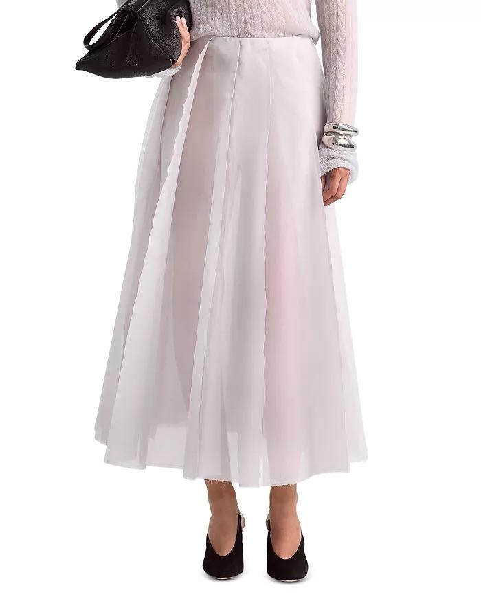 Altuzarra - Dex Silk Pleated Skirt - Sz 36