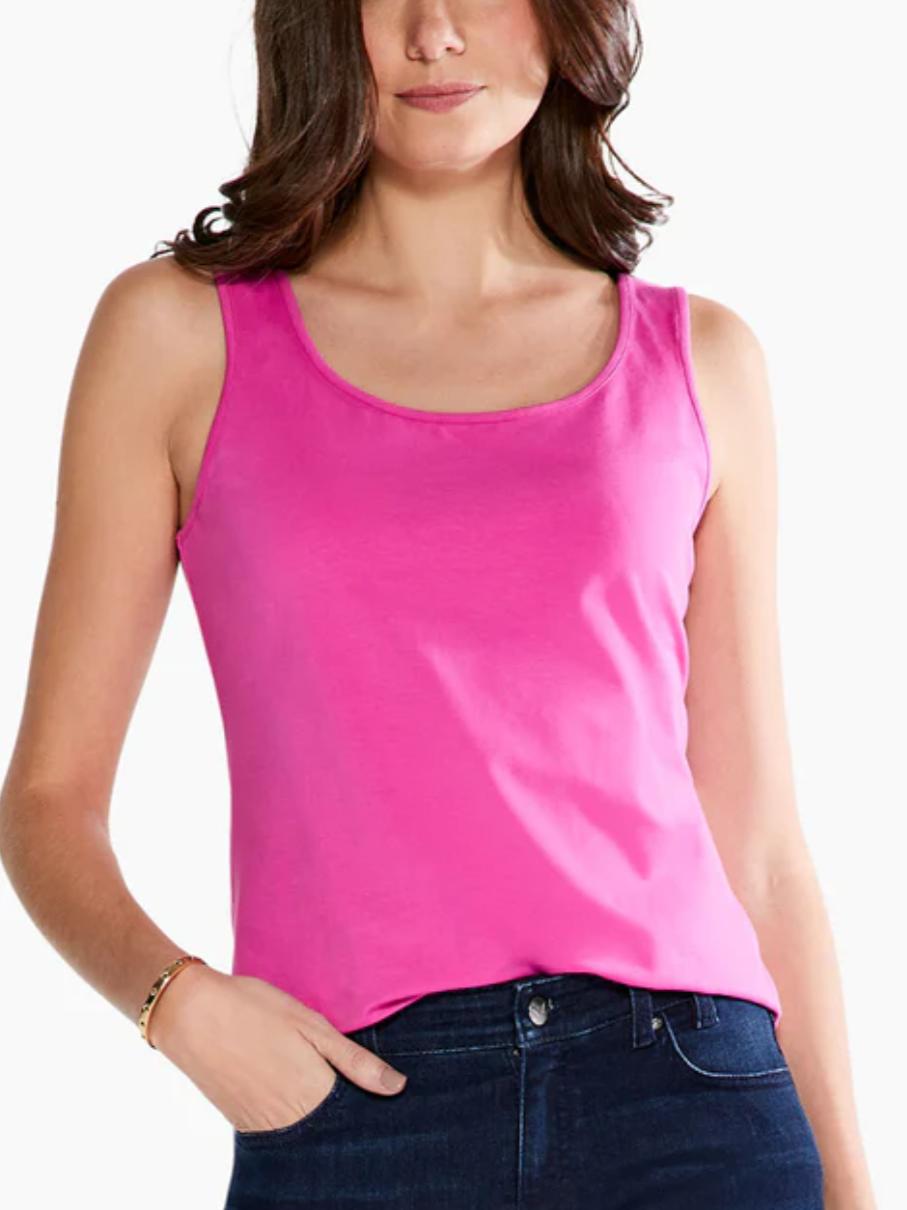 NIC+ZOE - Shirt Tail Sleeveless Perfect Tank - Sz 1X