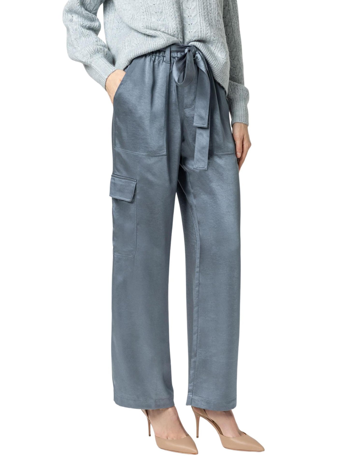 Lilla P - Satin Cargo Pant - Sz XS