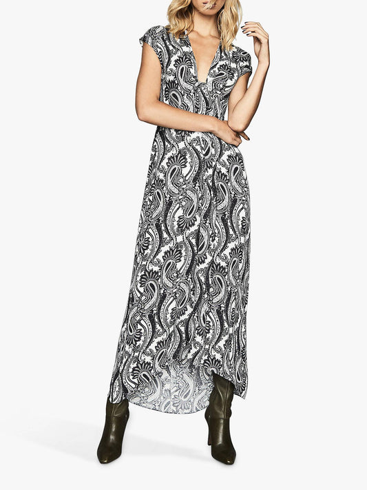 Reiss - Reiss Ida Printed Maxi Dress - Sz 6
