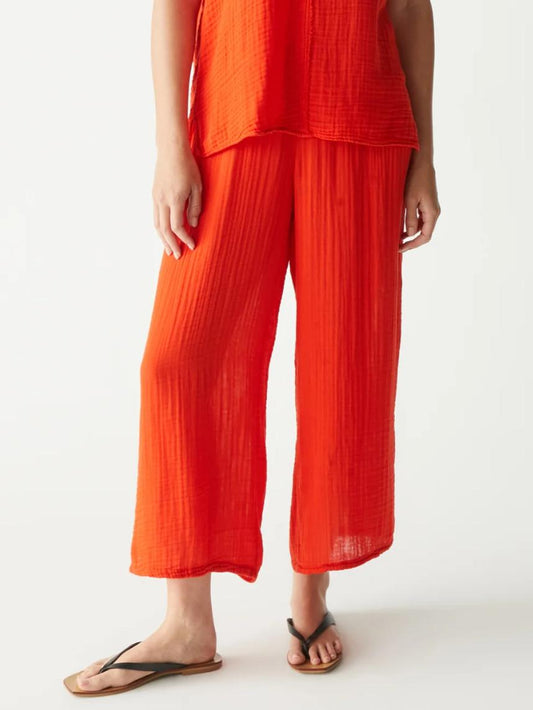 Michael Stars - Medina Cropped Gauze Pant - Sz XL