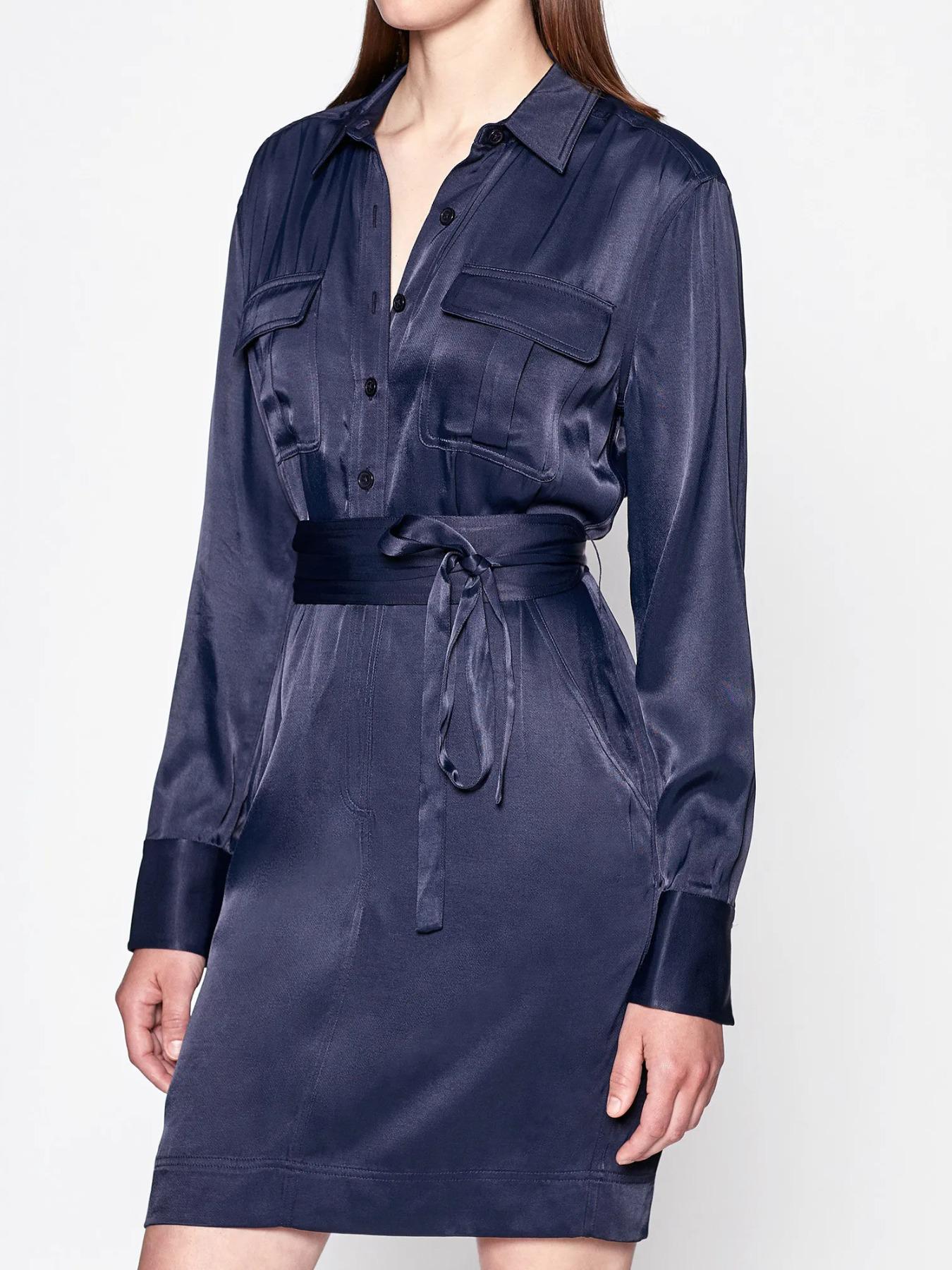 Equipment - Long Sleeve Shirtdress - Sz 10
