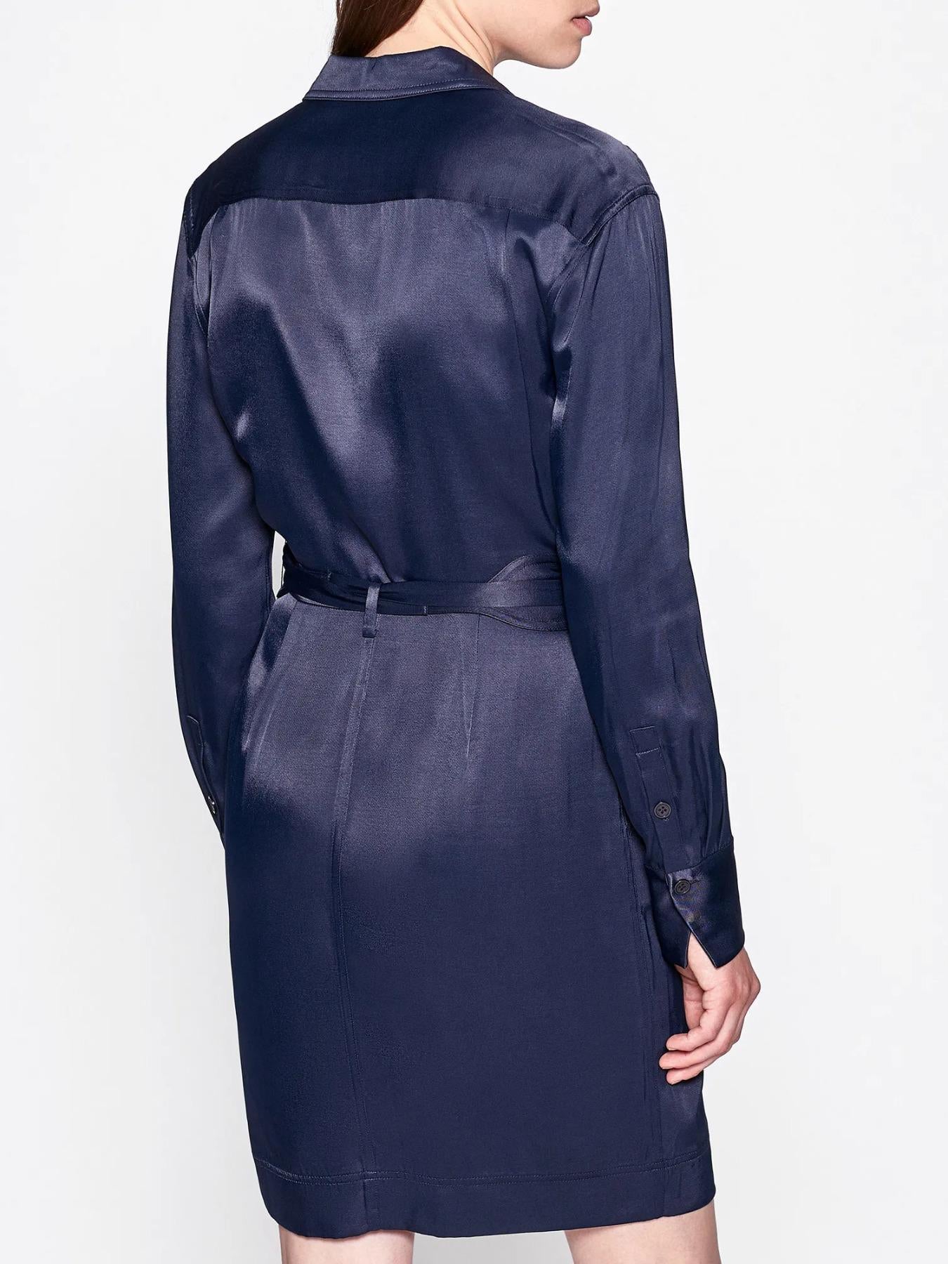 Equipment - Long Sleeve Shirtdress - Sz 10