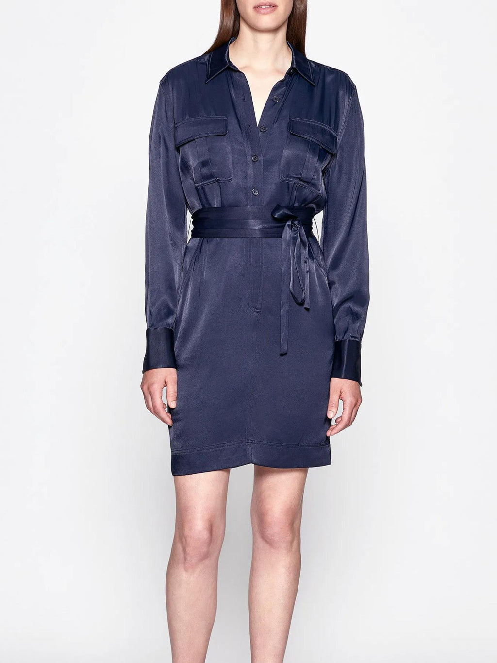 Equipment - Long Sleeve Shirtdress - Sz 10