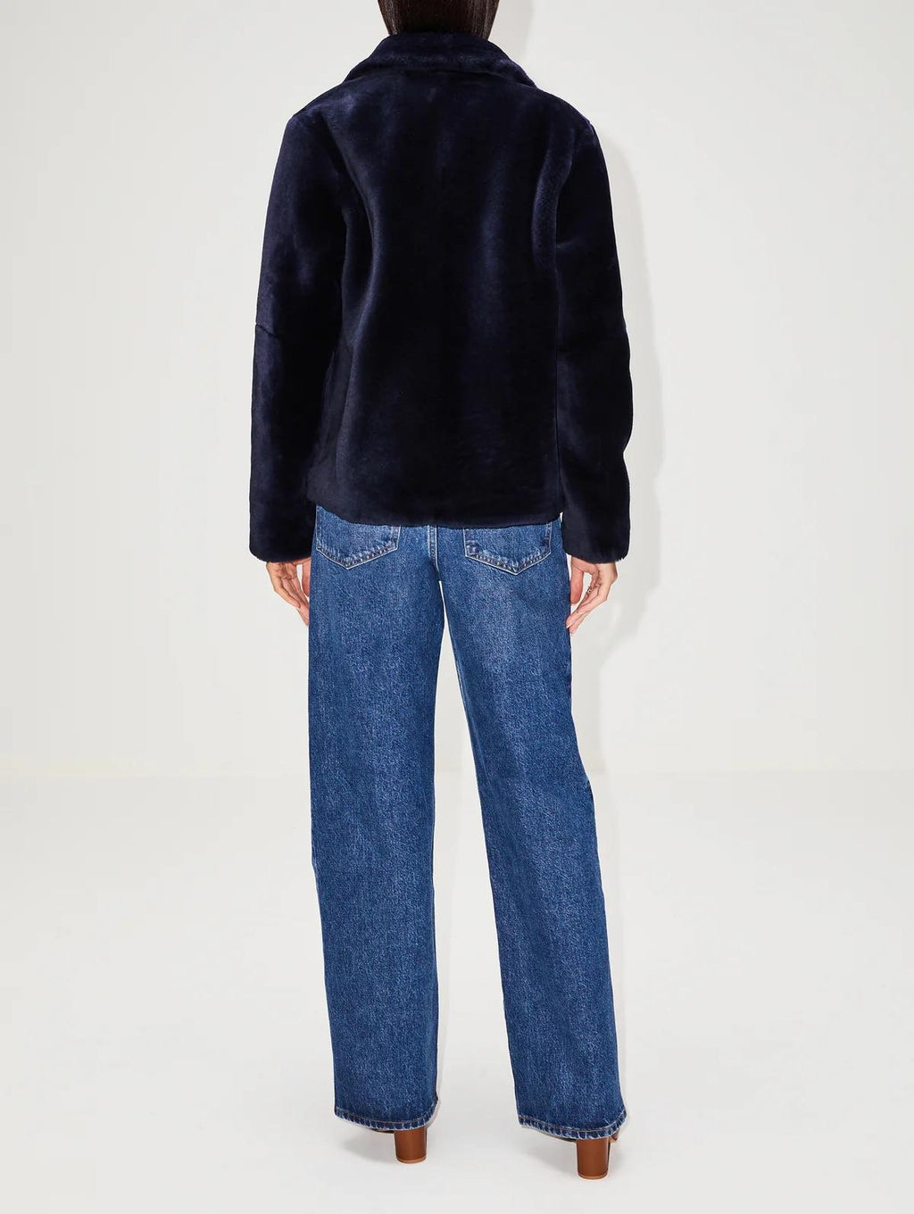 Susan Bender New York - Fur Out Shearling Jacket - Sz 0