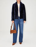 Susan Bender New York - Fur Out Shearling Jacket - Sz 0