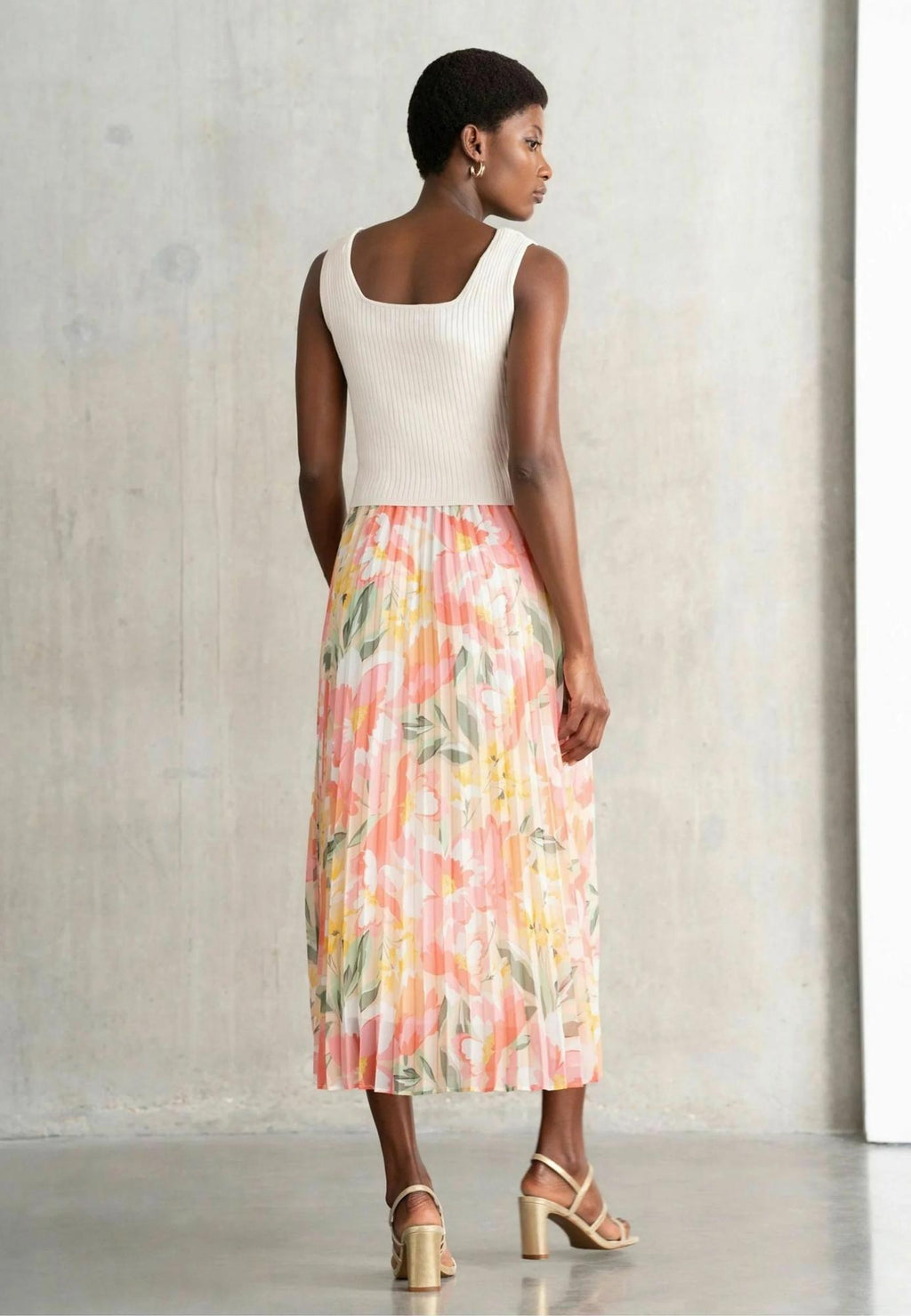 Seraphine - Arabella Knit Top with Pleat Skirt Nursing Dress