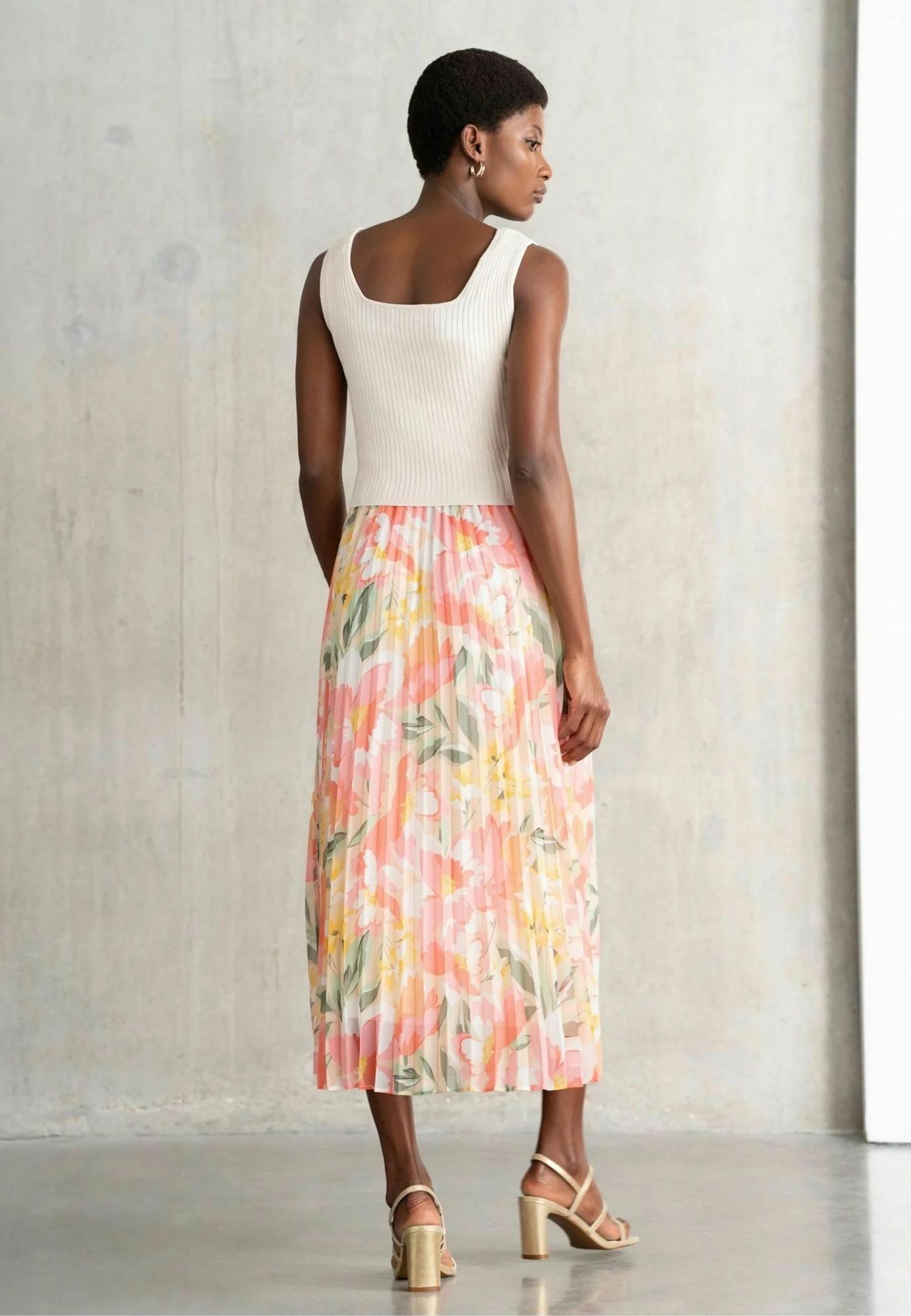 Seraphine - Arabella Knit Top with Pleat Skirt Nursing Dress