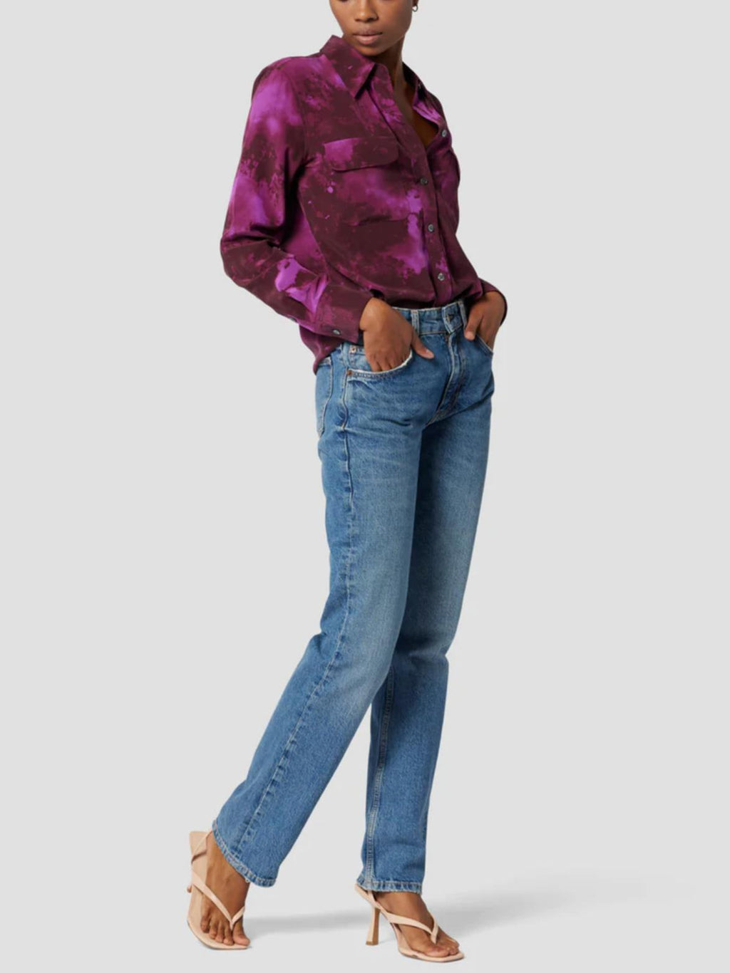 Equipment - Slim Button-Down Signature Shirt - Sz M