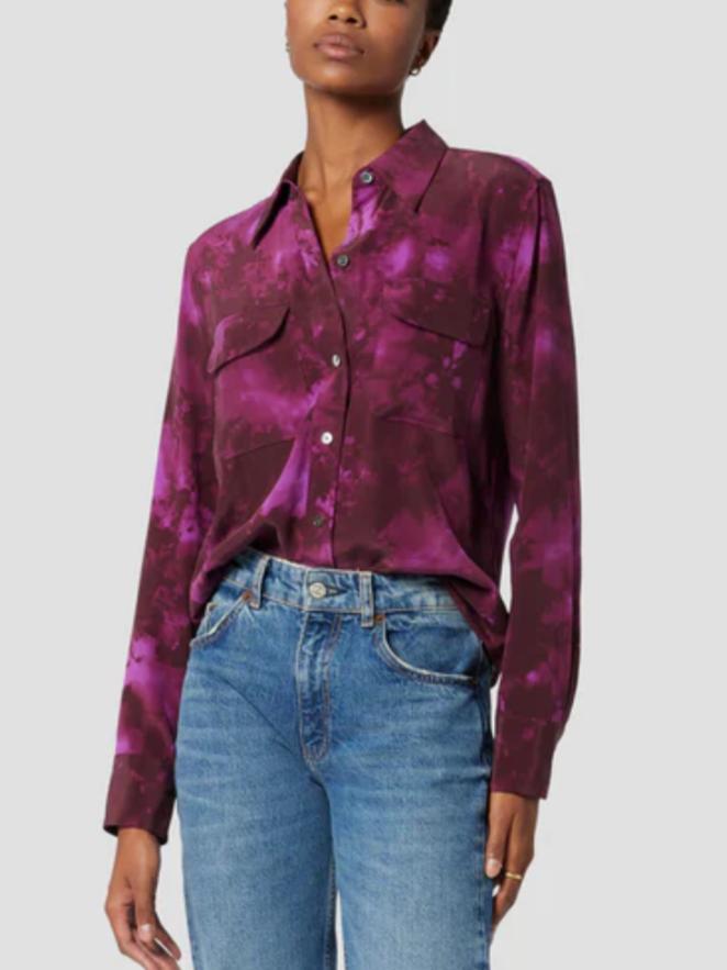 Equipment - Slim Button-Down Signature Shirt - Sz M