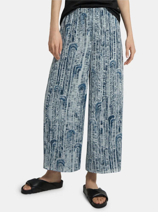 Theory - Easy Wide Pull-On Silk Pant - Sz L