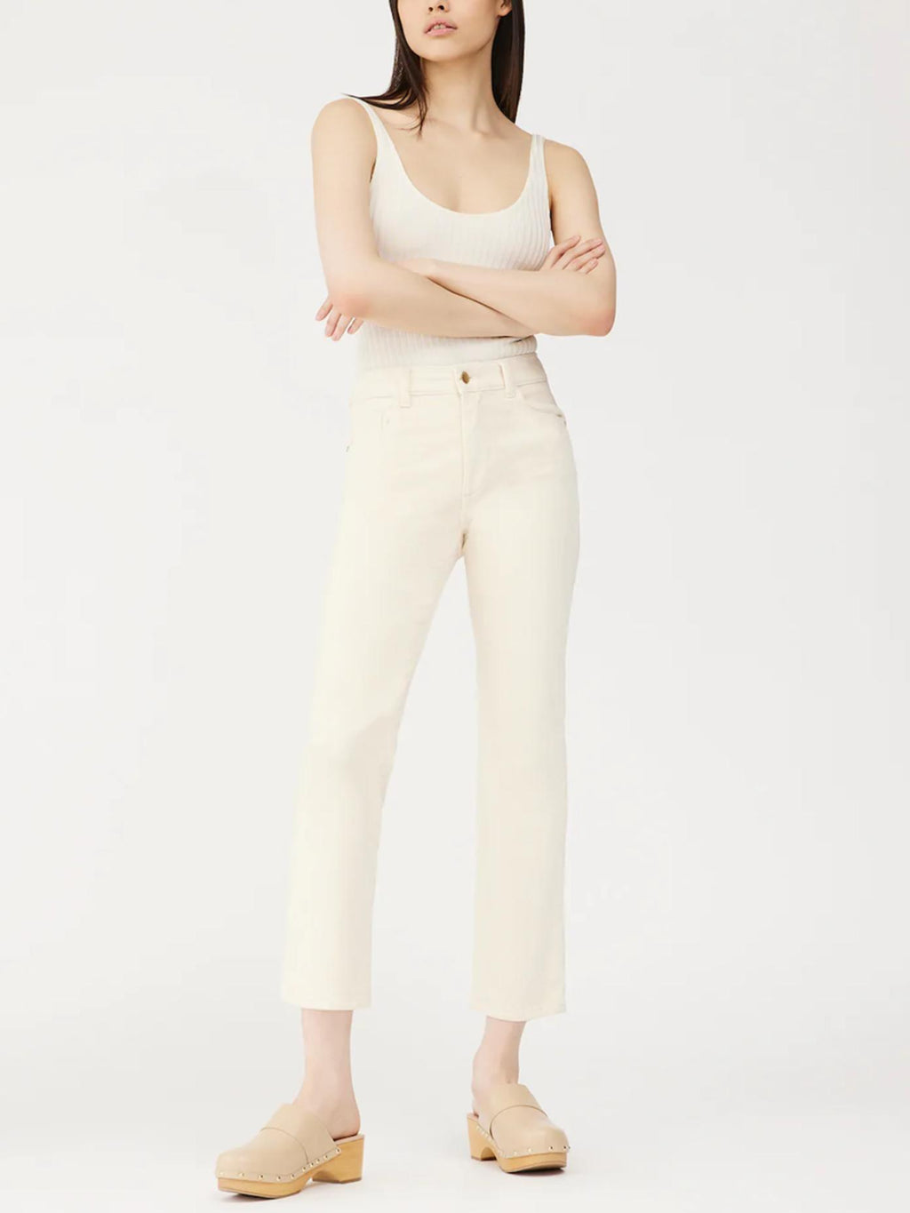 DL1961 - Patti Corduroy Straight Leg Ankle Jeans - Sz 29