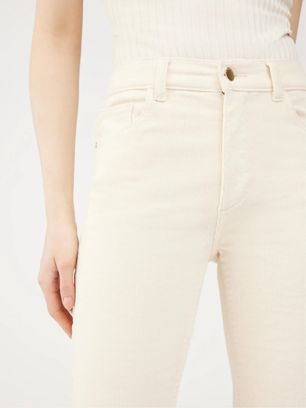 DL1961 - Patti Corduroy Straight Leg Ankle Jeans - Sz 29