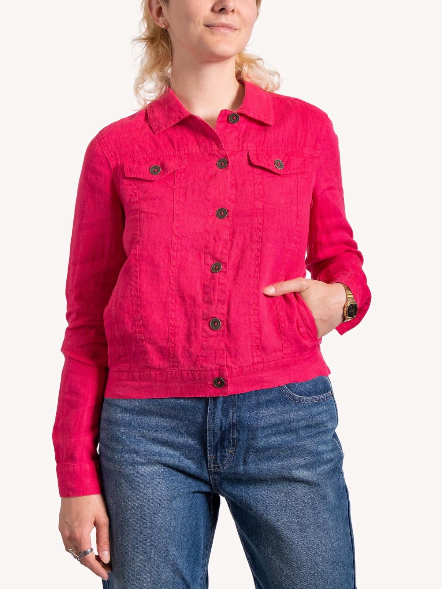 Michael Stars - Jean Linen Jacket - Sz L