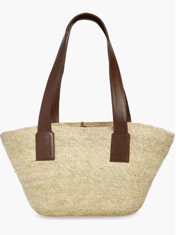 Altuzarra - Watermill Small Straw Shoulder Bag- Praline