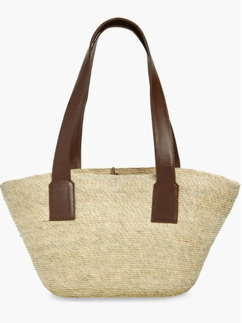 Altuzarra - Watermill Small Straw Shoulder Bag- Praline