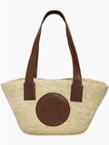Altuzarra - Watermill Small Straw Shoulder Bag- Praline