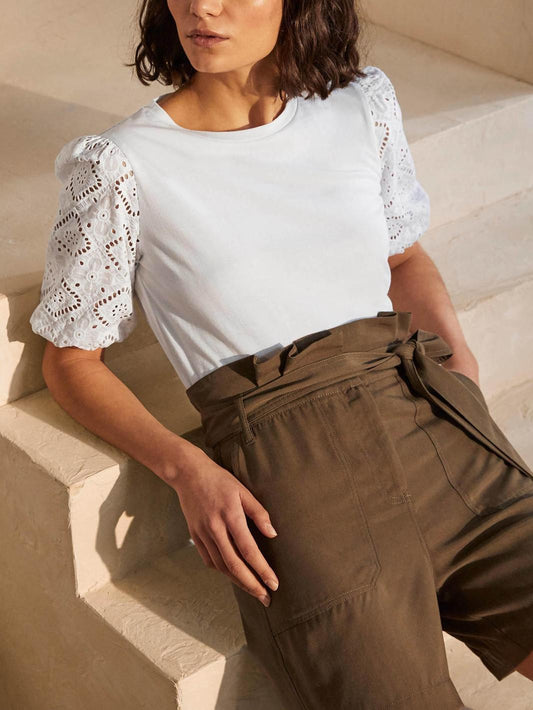 Boden - Abigail Puff Sleeve Top - Sz 20