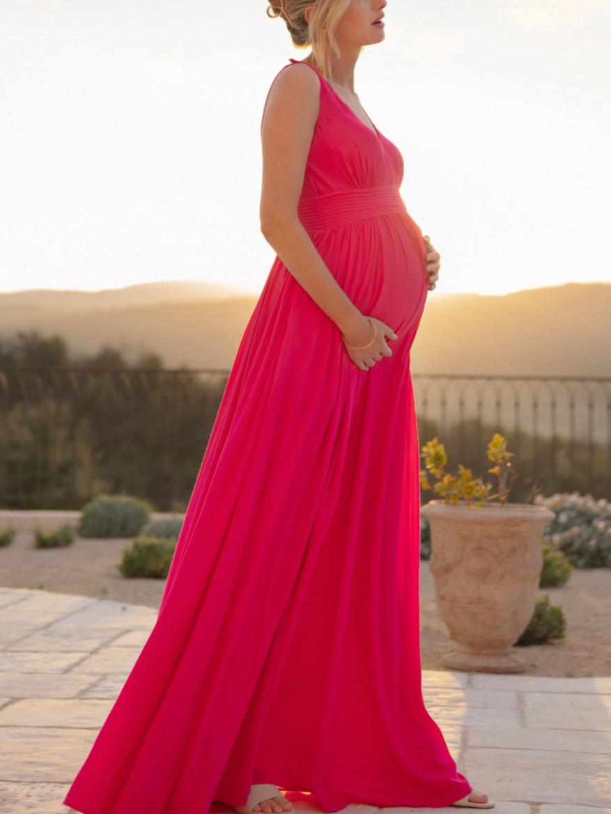 Seraphine - Amaryllis Maternity Maxi Dress