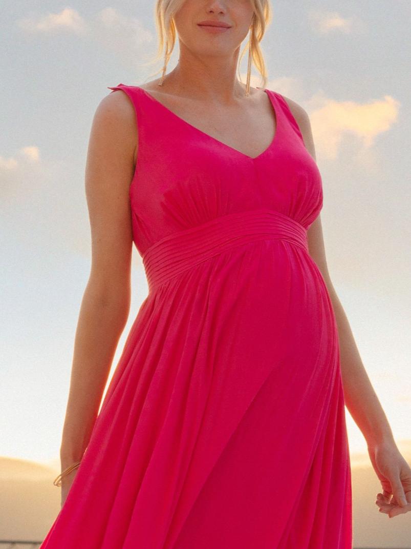 Seraphine - Amaryllis Maternity Maxi Dress