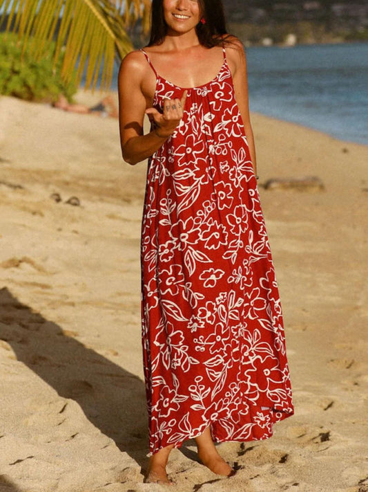 XIX Palms - Louvre OG Open Back Maxi Dress - Sz L