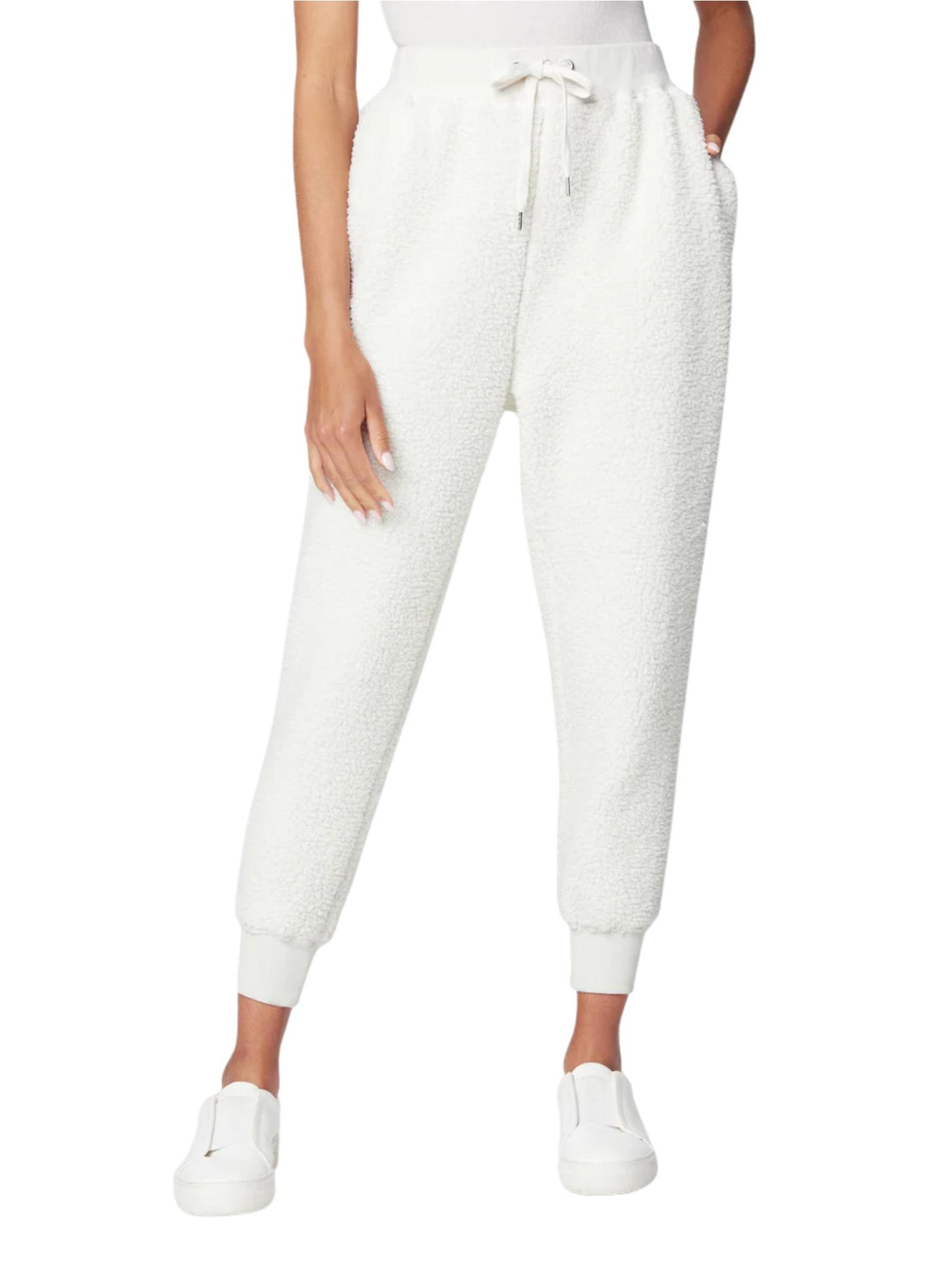 BLANKNYC - Faux Sherpa Drawstring Jogger - Sz M