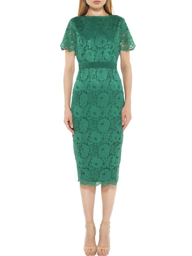 Alexia Admor - Delora Lace Sheath Dress - Sz 8