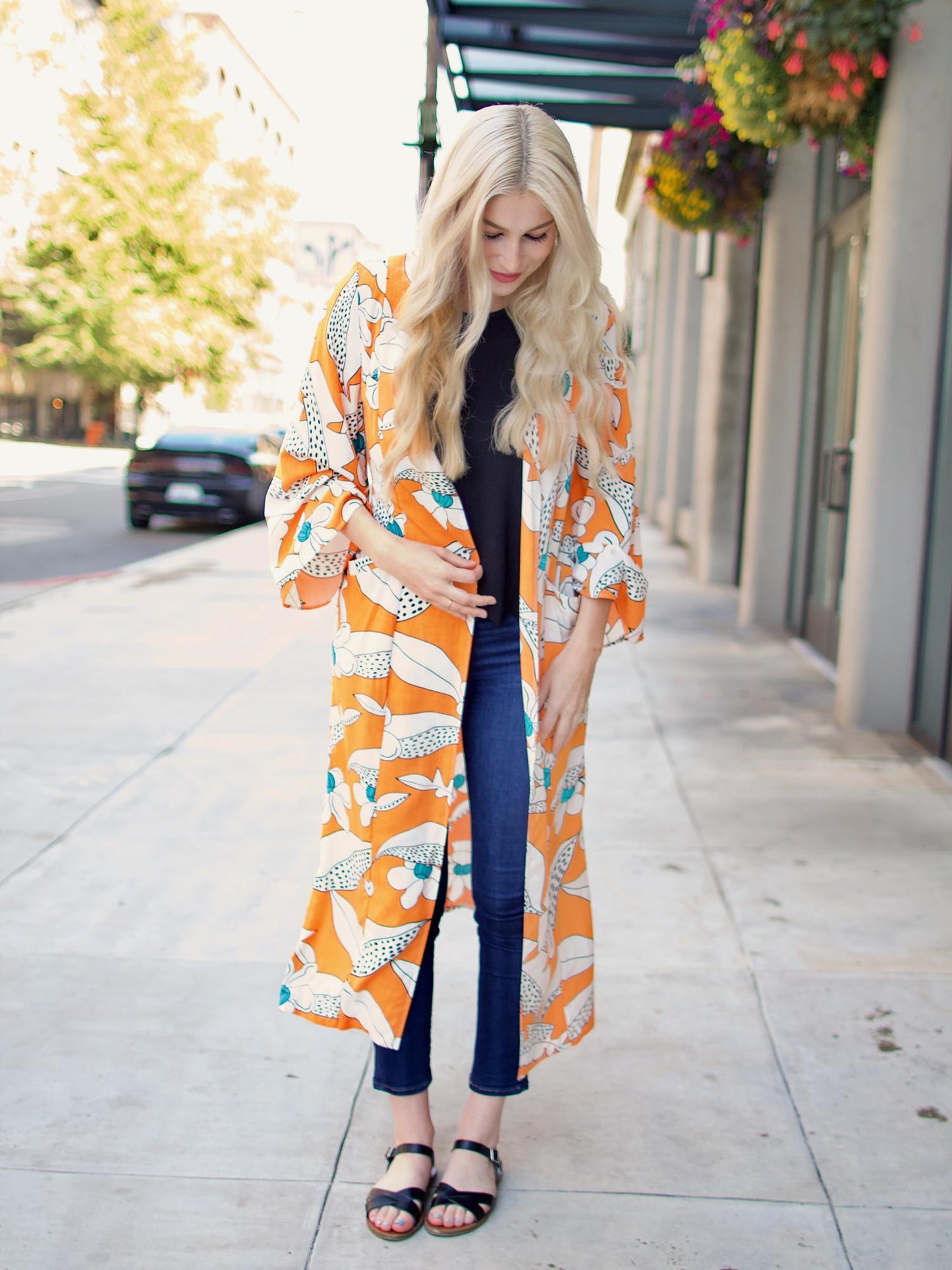 Zeraffa - Kimono Inspired Topper - Sz S/M