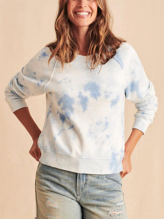Faherty - Bells Dye Long Sleeve Crew Neck Sweatshirt - Sz S