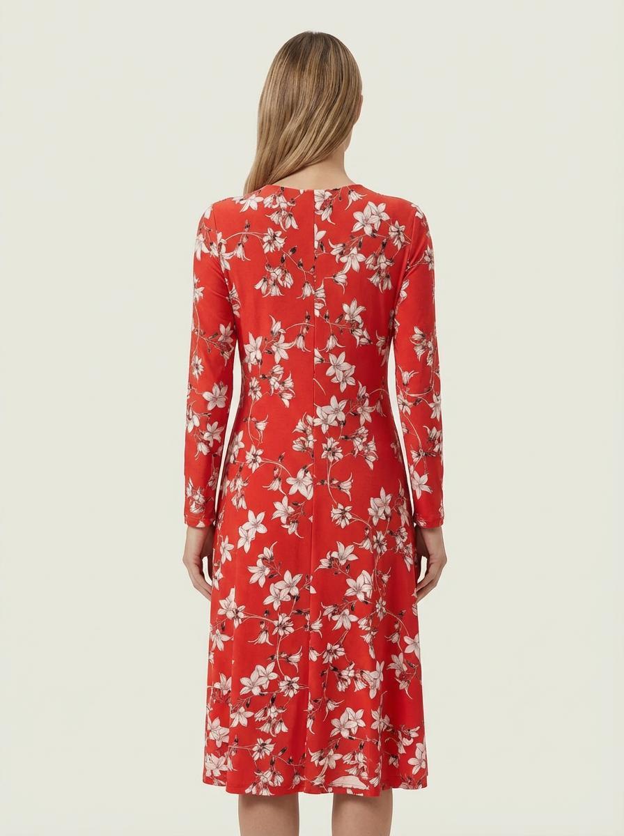 Calvin Klein - Buckle Faux Wrap Dress - Sz 1X