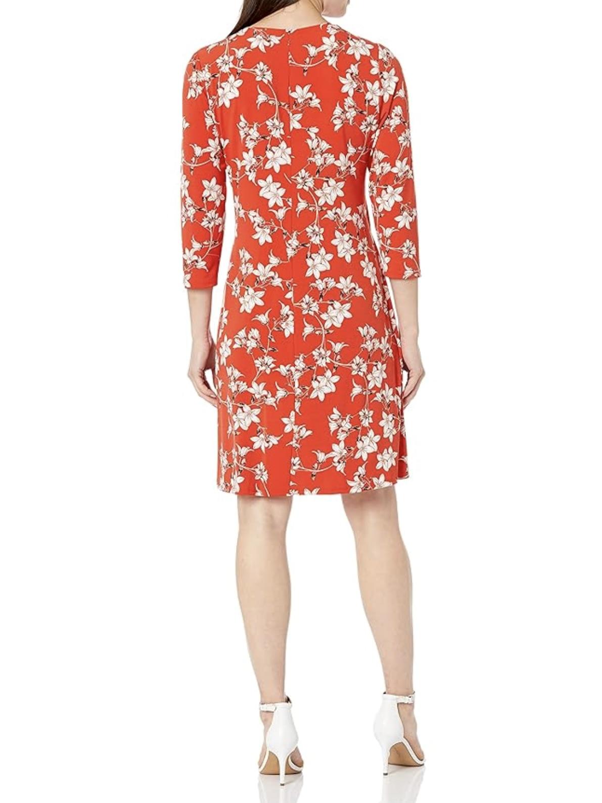 Calvin Klein - Buckle Faux Wrap Dress - Sz 1X