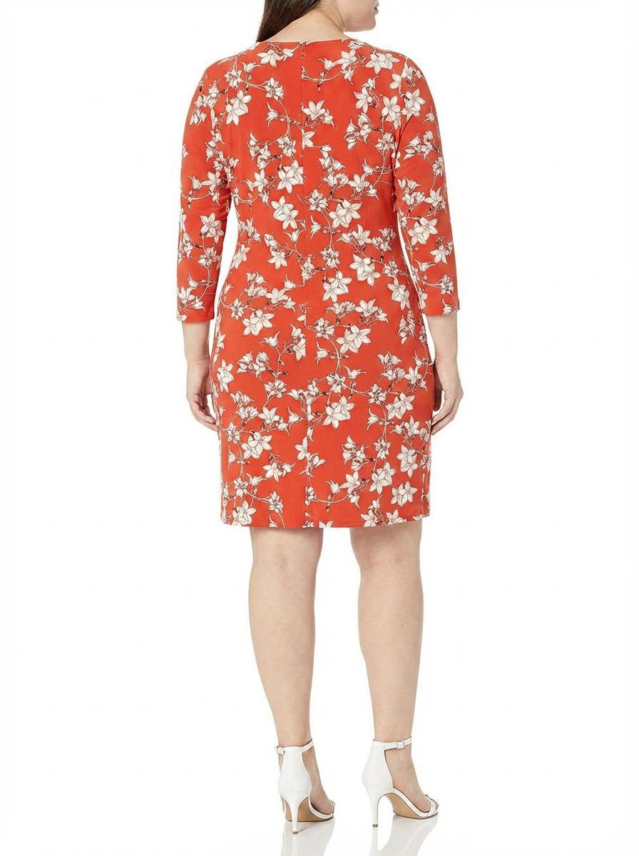 Calvin Klein - Buckle Faux Wrap Dress - Sz 1X