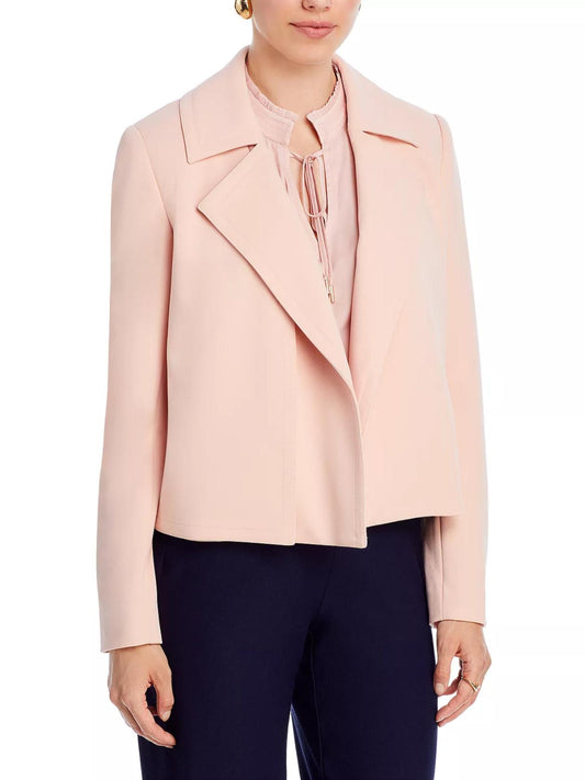T Tahari - Wide Lapel Open Front Jacket - Sz S