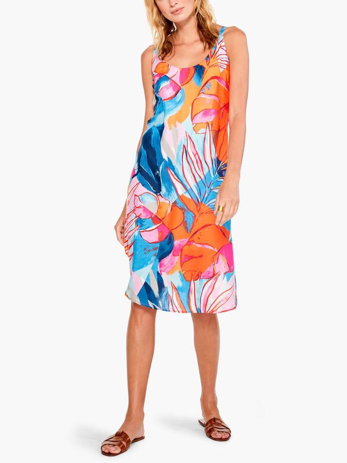 NIC+ZOE - Tropical Mirage Dress - Sz M