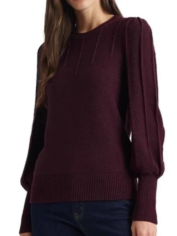 Polo Ralph Lauren - Crewneck Puffsleeve Sweater - Sz M
