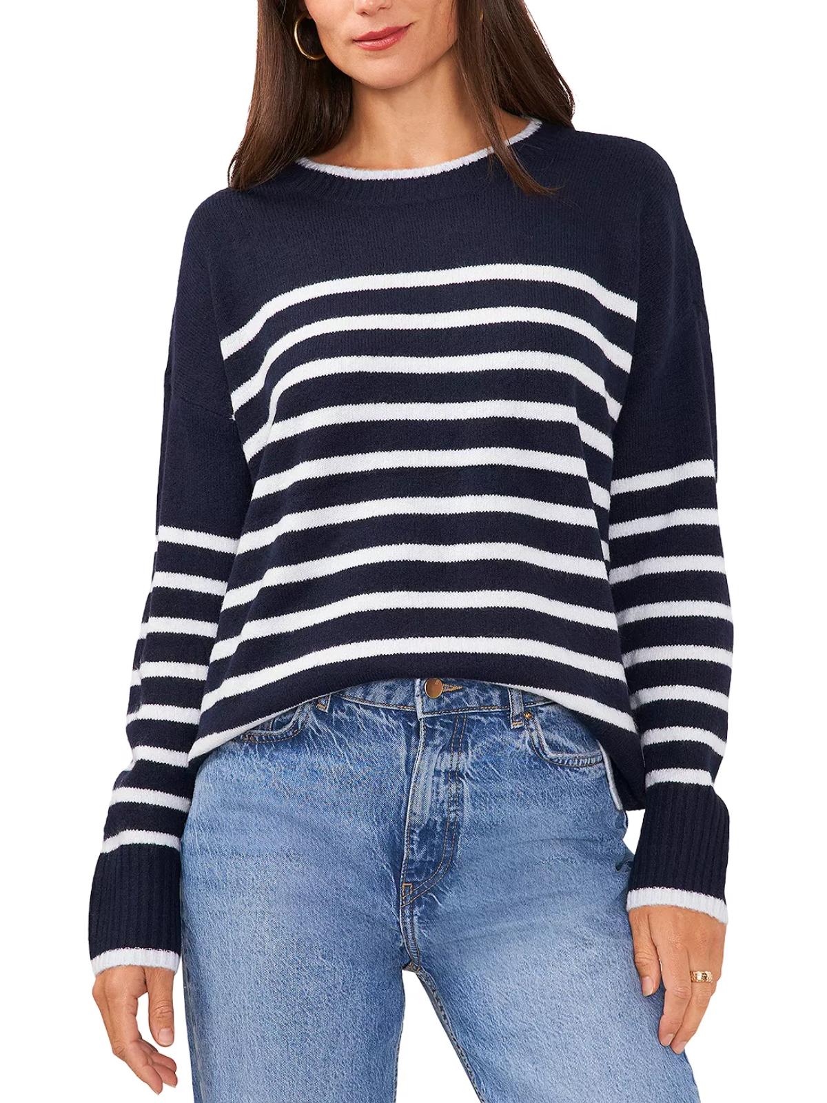 Vince Camuto - Round Neck Stripe Print Sweater - Sz XXL