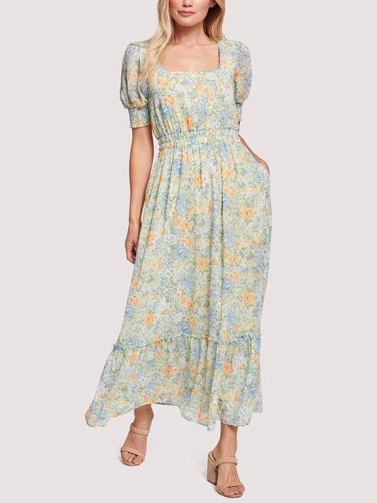 Lost + Wander - Mountain Bloom Maxi Dress - Sz XS